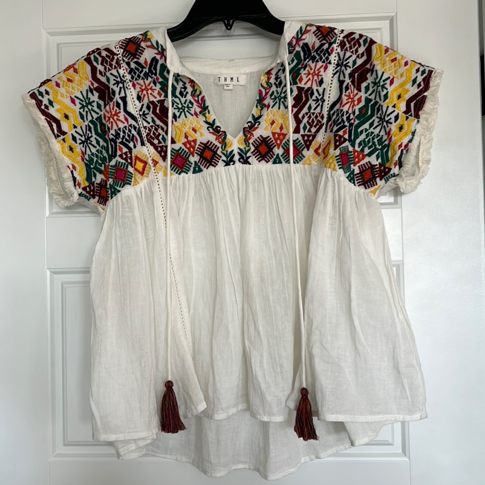 THML Women’s Embroidered Shirt Size XS